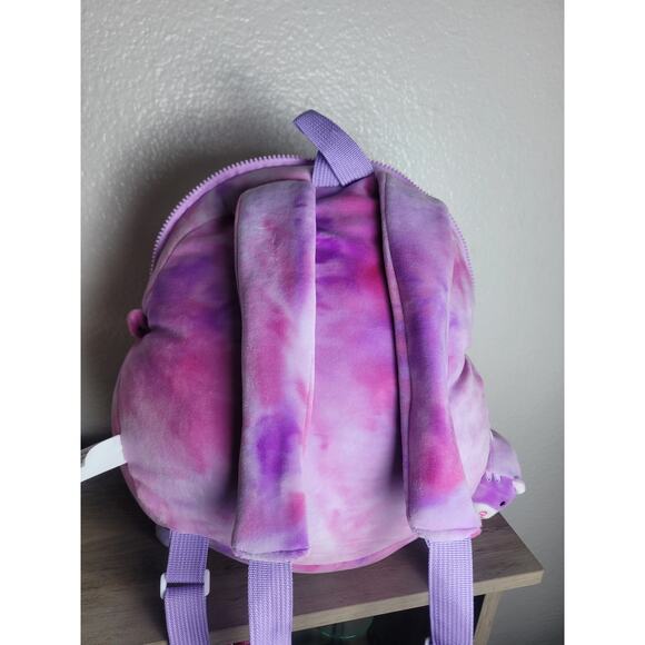 Linzy Smoochy Pals Plush Pink Purple Cat Backpack 12" READ - Picture 3 of 6